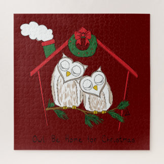 Puzzle Pays de Noël de la chouette de vacances