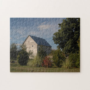 Puzzle Paysage agricole photo avec jardin et grange