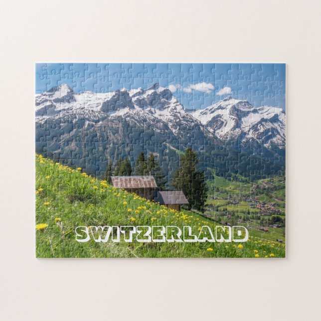 Puzzle Paysage alpin suisse (Horizontal)