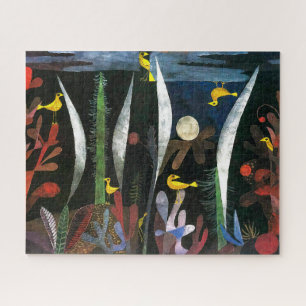 Puzzle Paysage aux oiseaux jaunes Paul Klee