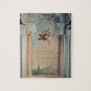 Puzzle Paysage avec le cupidon, du "Foresteria" (invité