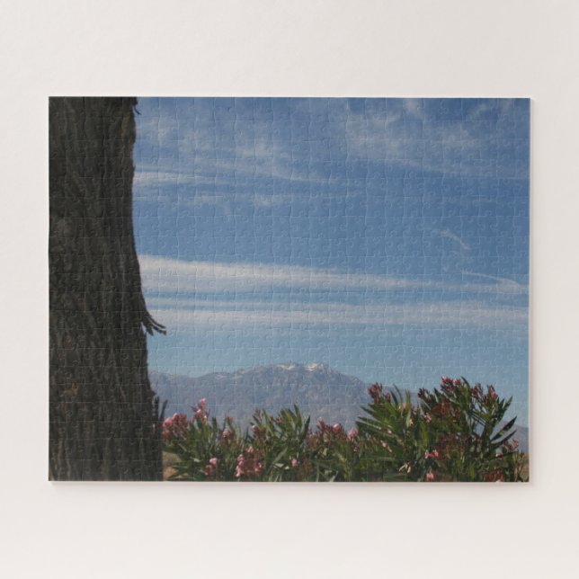 Puzzle Paysage California Mountains Palm Springs Blue (Horizontal)