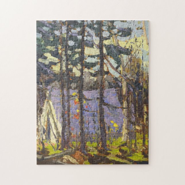 Puzzle Paysage canadien - Camp d'artiste par Tom Thomson (Vertical)