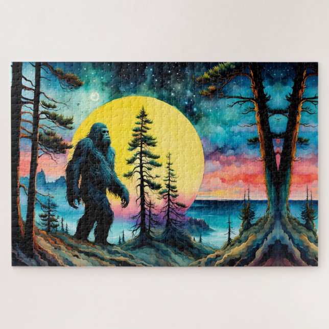 Puzzle Paysage coloré de Squatchin (Horizontal)