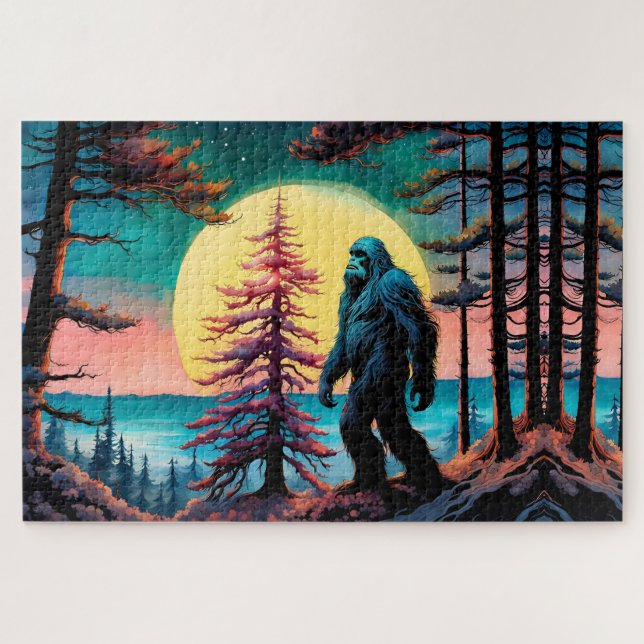 Puzzle Paysage coloré de Squatchin (Horizontal)