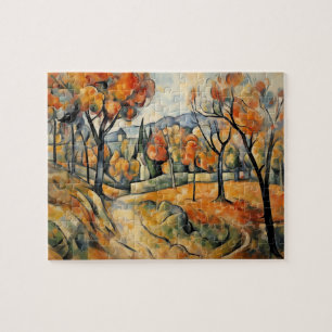Puzzle Paysage d'automne Art moderne