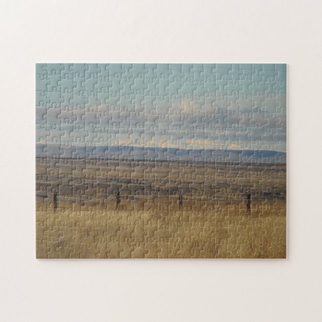 Puzzle Paysage de la ferme de l'Ouest (Horizontal)