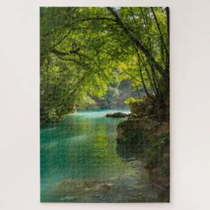 Puzzle Paysage de la rivière turquoise Elsa, Toscane, Ita