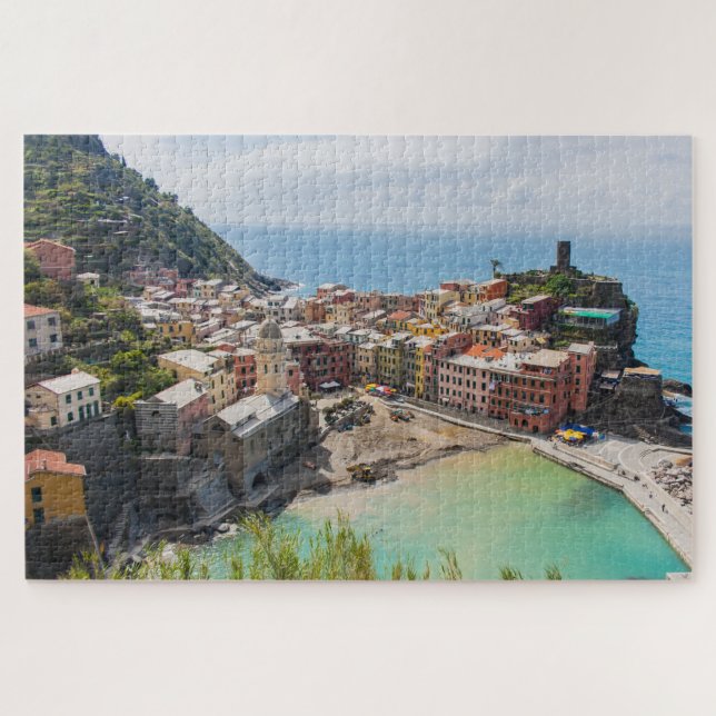 Puzzle Paysage de la ville italienne de Vernazza Cinque T (Horizontal)