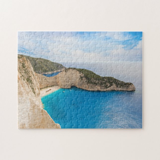 Puzzle paysage de l'île de Zakinthos, Grèce (Horizontal)