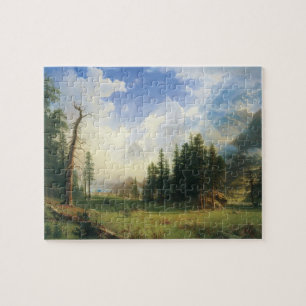 Puzzle Paysage de montagne par Albert Bierstadt