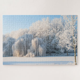 Puzzle Paysage de neige d'hiver, 1014 pièces Jigsaw Puzz
