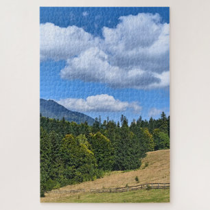 Puzzle Paysage de prairie de montagne - Nature sauvage Ro