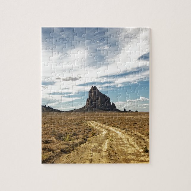 Puzzle Paysage de sud-ouest de montagne de Shiprock (Vertical)