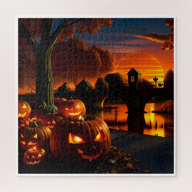 Puzzle Paysage d'Halloween (Vertical)