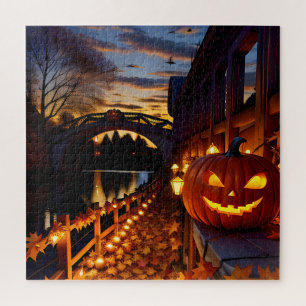 Puzzle Paysage d'Halloween quatre