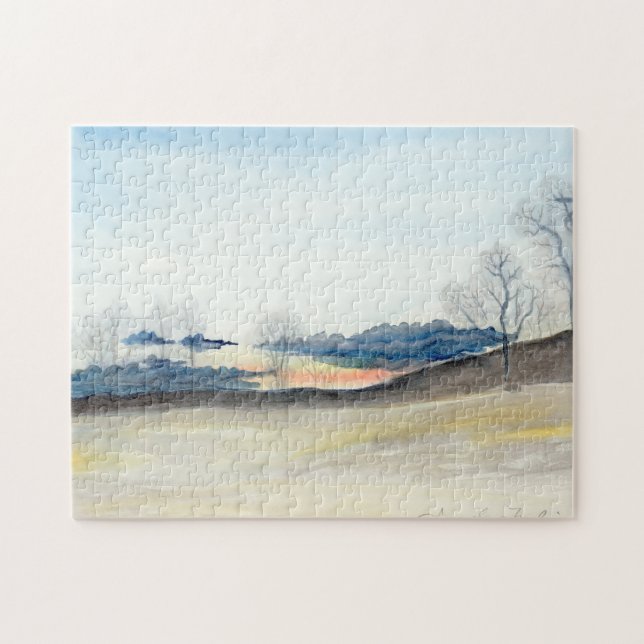 Puzzle Paysage d'hiver (Horizontal)