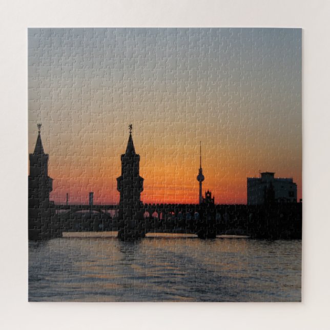 Puzzle Paysage du coucher de soleil (Vertical)