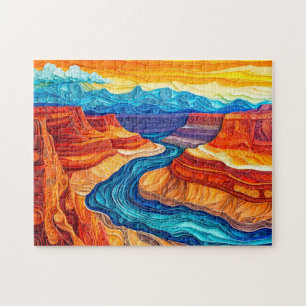 Puzzle Paysage du Grand Canyon dans le style Quilling