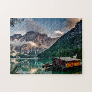 Puzzle Paysage du lac des Montagnes italiennes