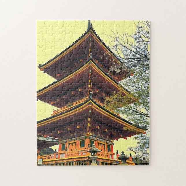 Puzzle Paysage du sanctuaire japonais Voyage au Japon (Vertical)