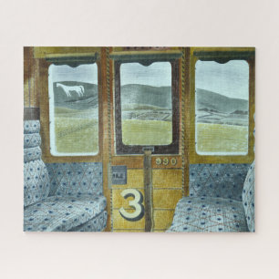 Puzzle Paysage du train (par Eric Ravilious)