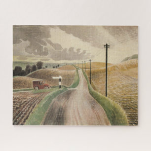 Puzzle Paysage du Wiltshire (par Eric Ravilious)