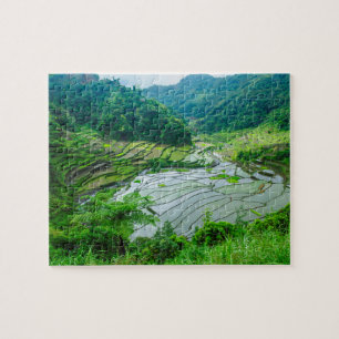 Puzzle Paysage en terrasse sur le riz, Philippines
