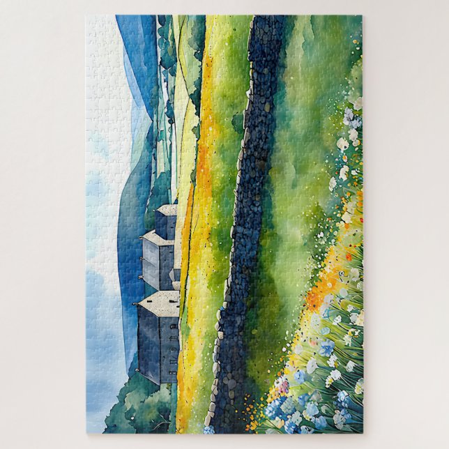 Puzzle Paysage étendu "Dalehaven" Yorkshire Dales Scène (Vertical)