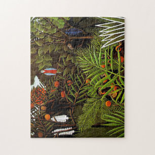 Puzzle Paysage exotique par Henri Rousseau