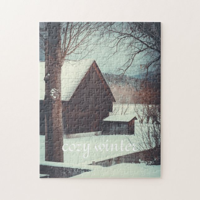 Puzzle Paysage hivernal (Vertical)