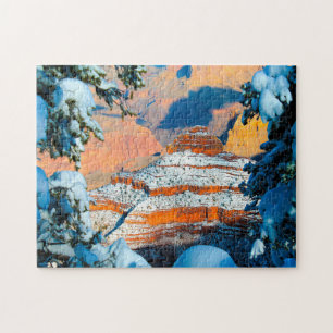Puzzle Paysage hivernal Grand Canyon.