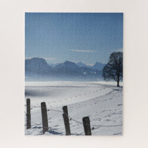 Puzzle Paysage hivernal neige
