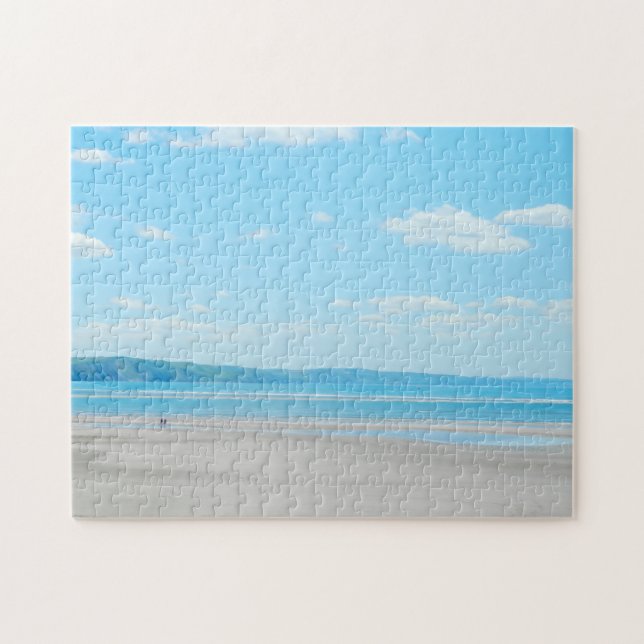 Puzzle Paysage magnifique de la mer de Galles Aberdovey (Horizontal)
