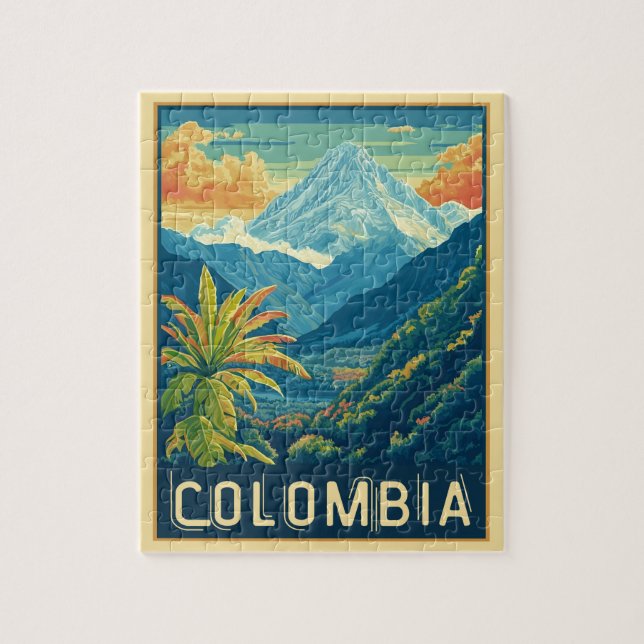 Puzzle Paysage montagnard colombien (Vertical)