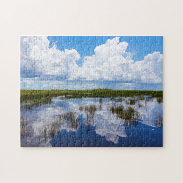 Puzzle Paysage naturel de marais (Horizontal)