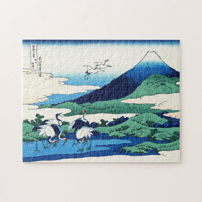 Puzzle Paysage oriental frais de vue de Hokusai Fuji de (Horizontal)