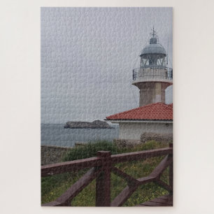 Puzzle Paysage Phare à Suances Cantabrie Espagne