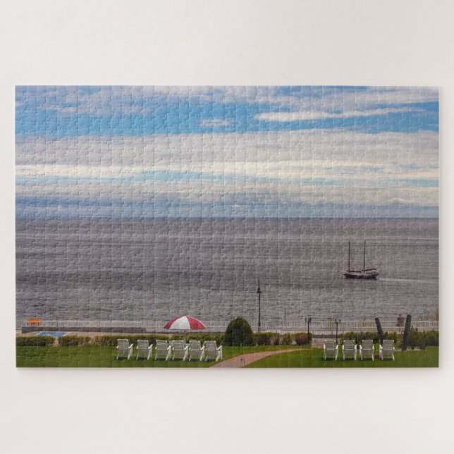 Puzzle Paysage pittoresque de la baie de Tadoussac, Québe (Horizontal)