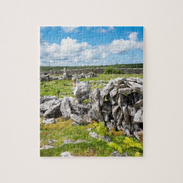 Puzzle Paysage pittoresque irlandais Burren Irlande (Vertical)