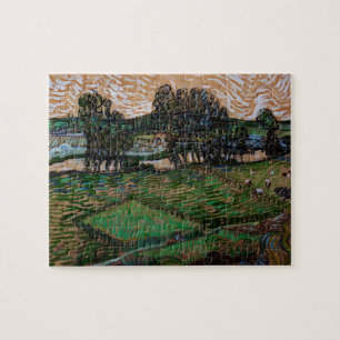 Puzzle Paysage, Pont sur l'Oise par Vincent van Gogh