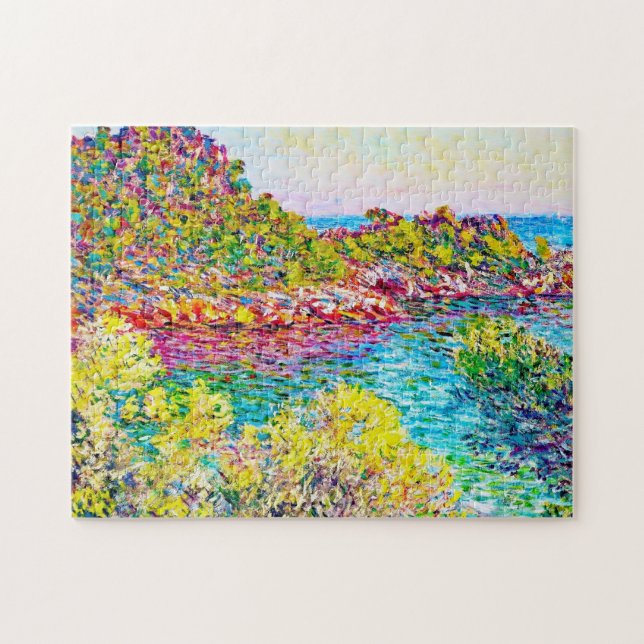 Puzzle Paysage près de Montecarlo, Claude Monet, 1883 (Horizontal)