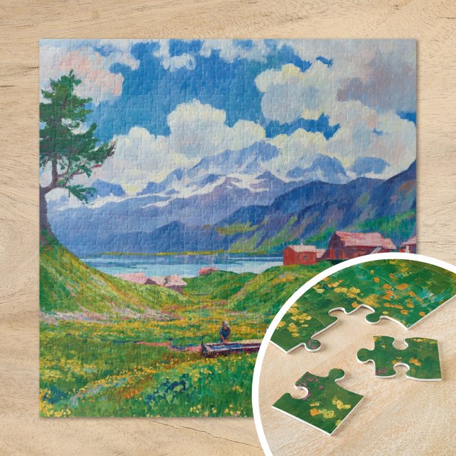 Puzzle Paysage printanier | Giovanni Giacometti (Créateur téléchargé)