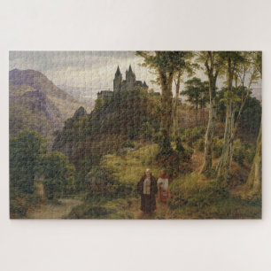 Puzzle Paysage romantique allemand avec complexe de monas