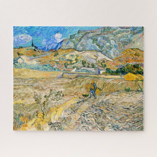 Puzzle Paysage Saint Remy Vincent Van Gogh 1889 (Horizontal)