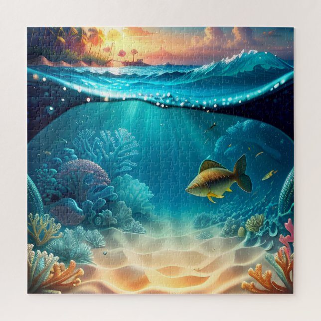 Puzzle Paysage sous-marin tropical (Vertical)