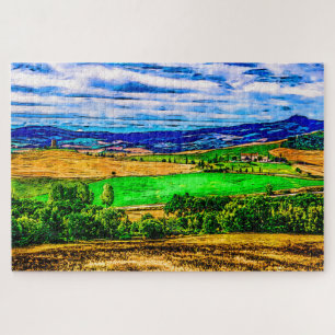 Puzzle Paysage toscan. Italie.