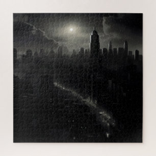 Puzzle Paysage urbain de Noir City