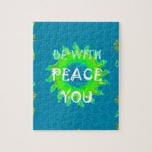 Puzzle Peace Be with You Art Print