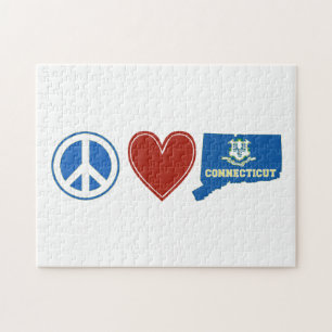 Puzzle Peace Love Connecticut